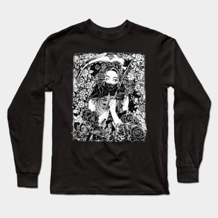 Manga Girl Gothic Reaper Long Sleeve T-Shirt